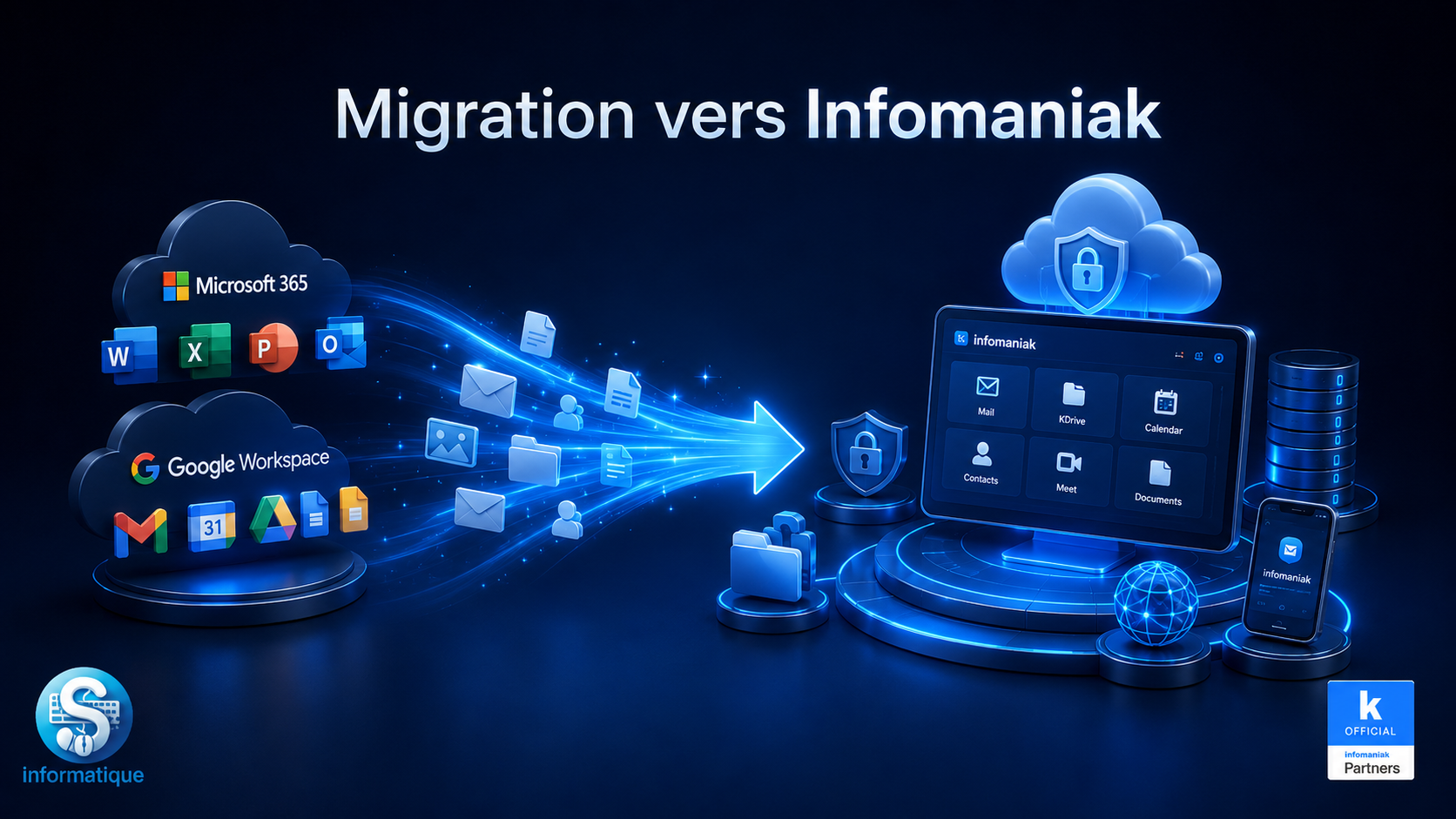 Illustration migration vers Infomaniak